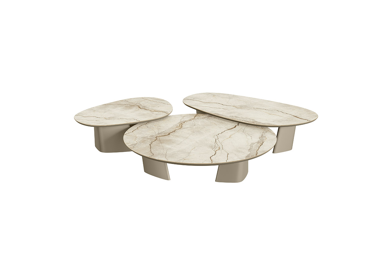 ACHILLE LOW ceramic top Prime Stone