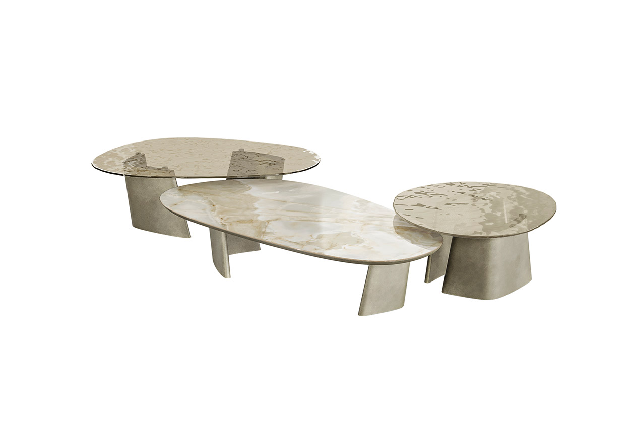ACHILLE LOW ceramic top Prime Stone