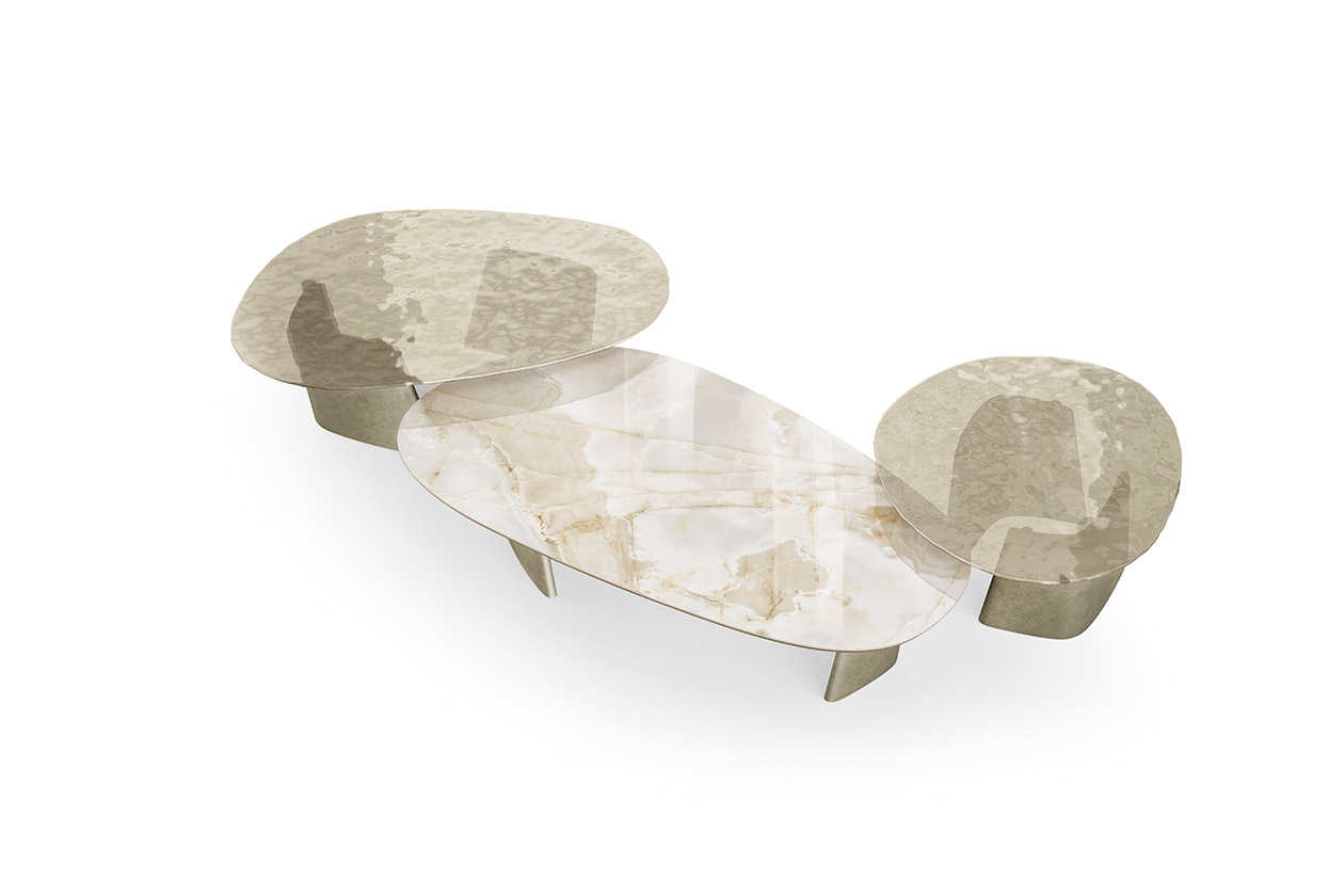 ACHILLE LOW ceramic top Prime Stone