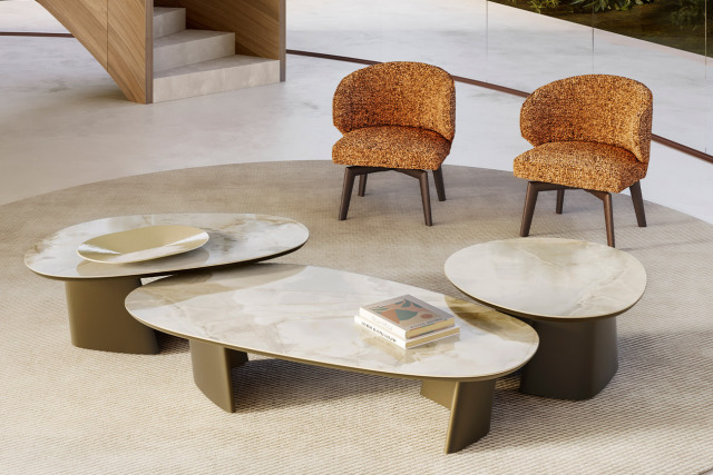 ACHILLE LOW ceramic top Prime Stone