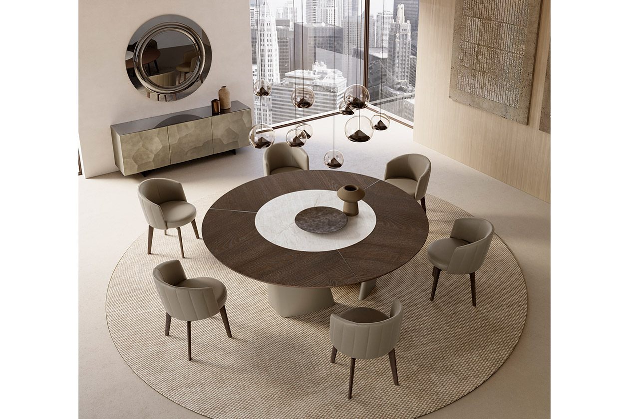 ACHILLE top wood, ceramic