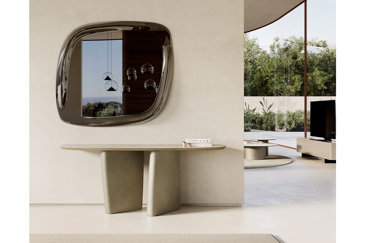 ALBERT CONSOLE glass top