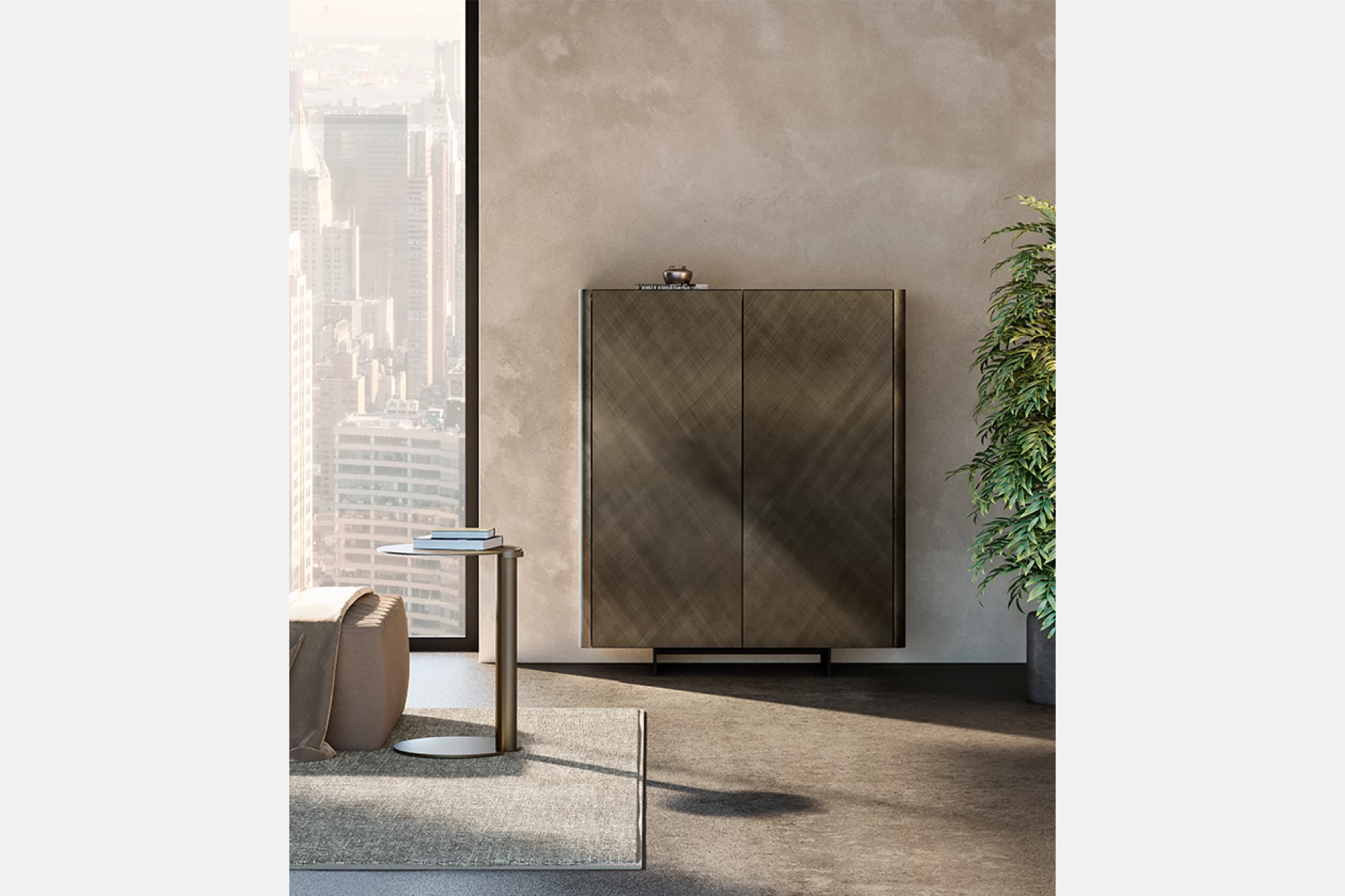 ALMA lacquered, brushed