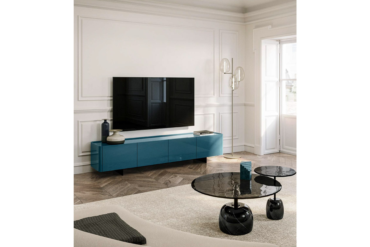 ALMA TV UNIT lacquered, brushed