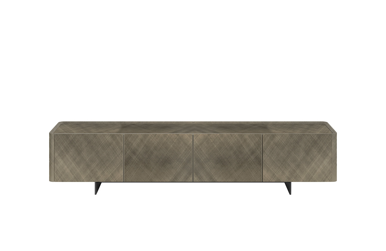 ALMA TV UNIT lacquered, brushed