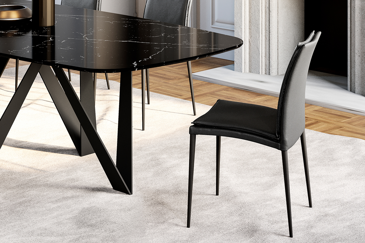 ASIA SOFT 4 metal legs
