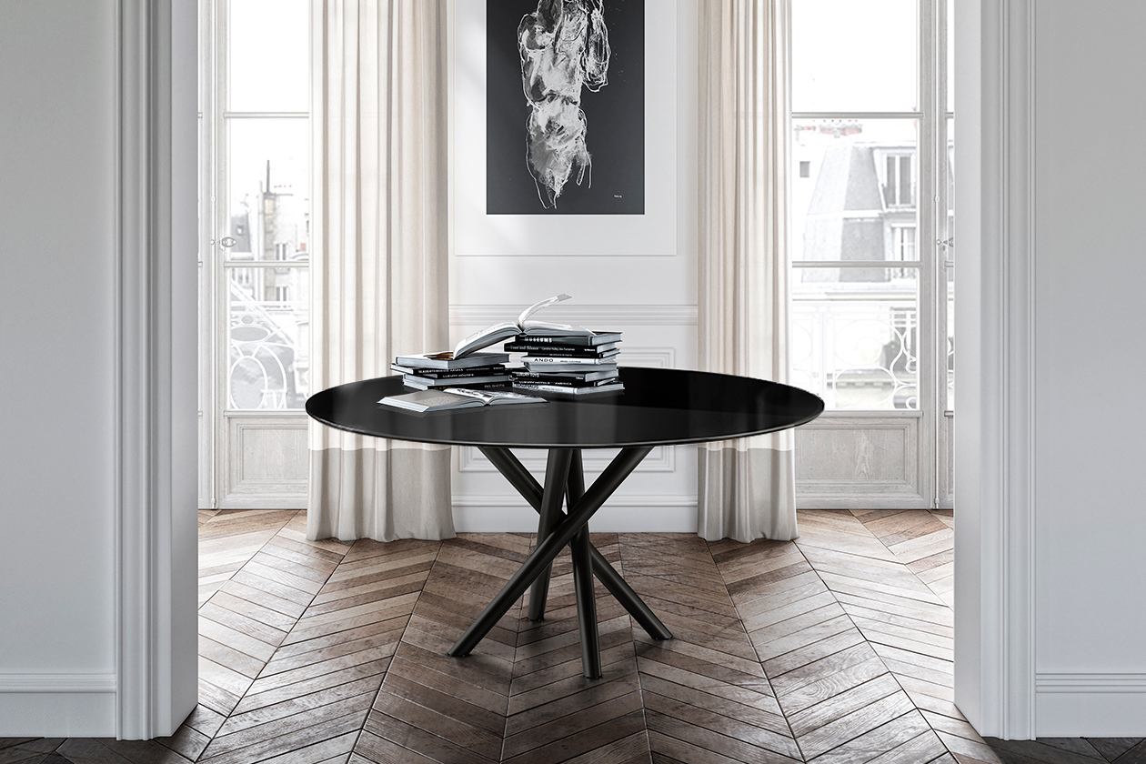 BALY glass top