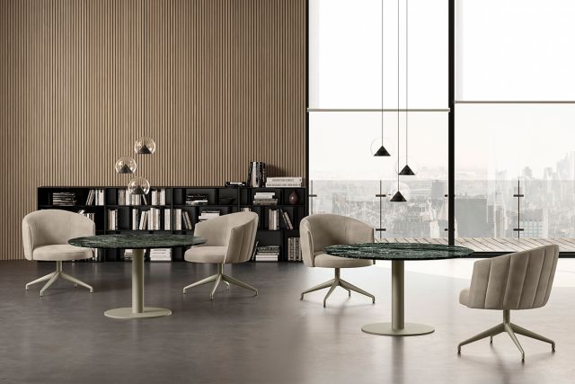 CILINDRO BISTRO marble top