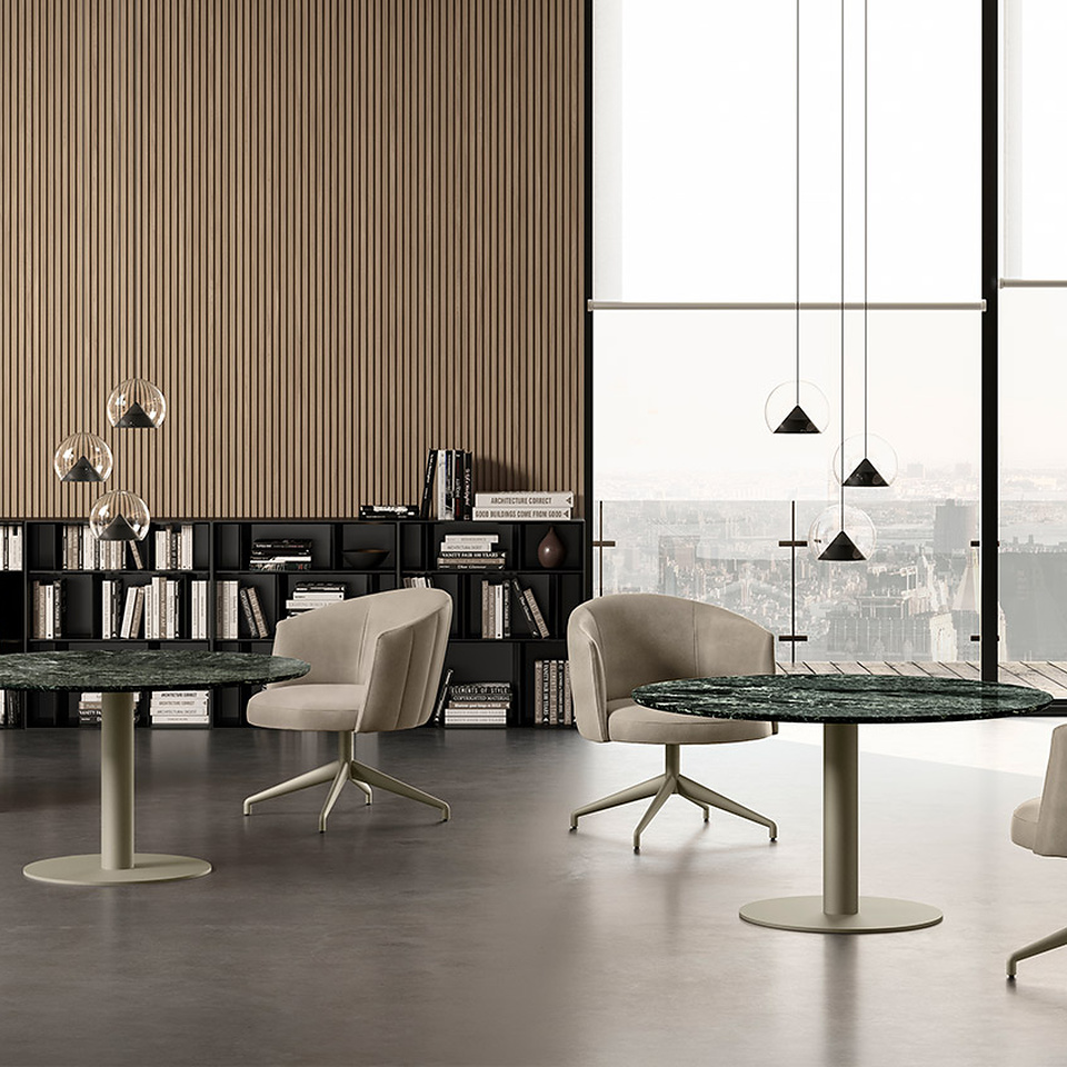 CILINDRO BISTRO marble top