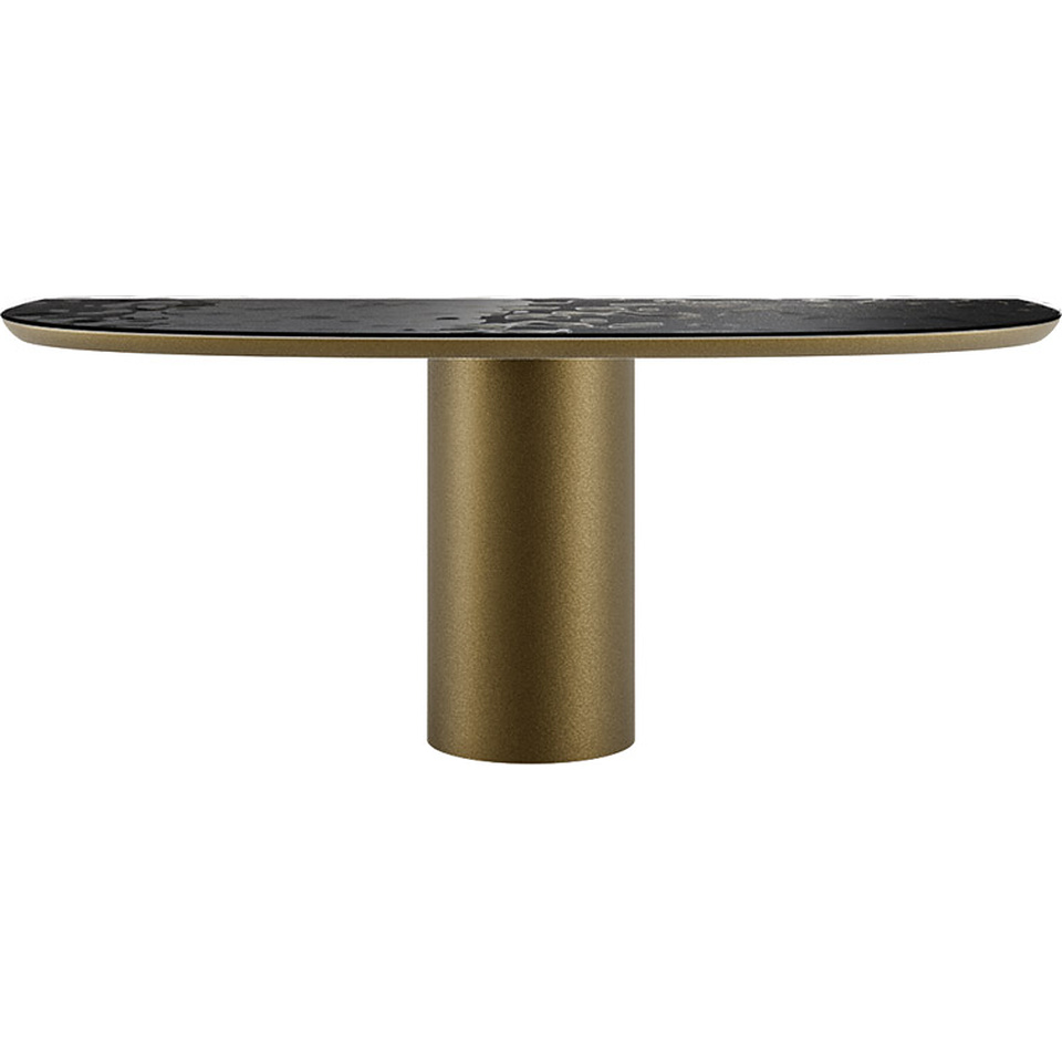 CILINDRO CONSOLE glass top