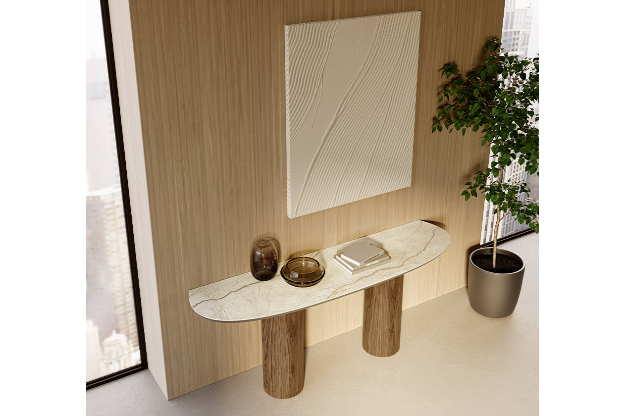 CILINDRO DUO CONSOLE ceramic top Prime