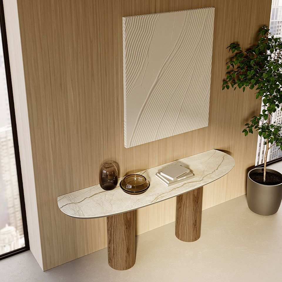 CILINDRO DUO CONSOLE ceramic top Prime