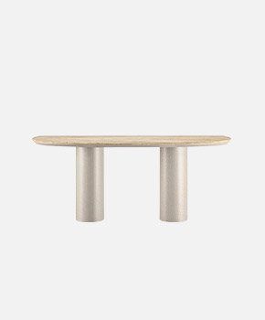 CILINDRO DUO CONSOLE marble top