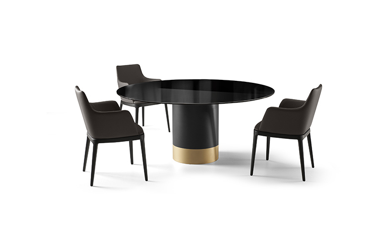 CILINDRO glass top