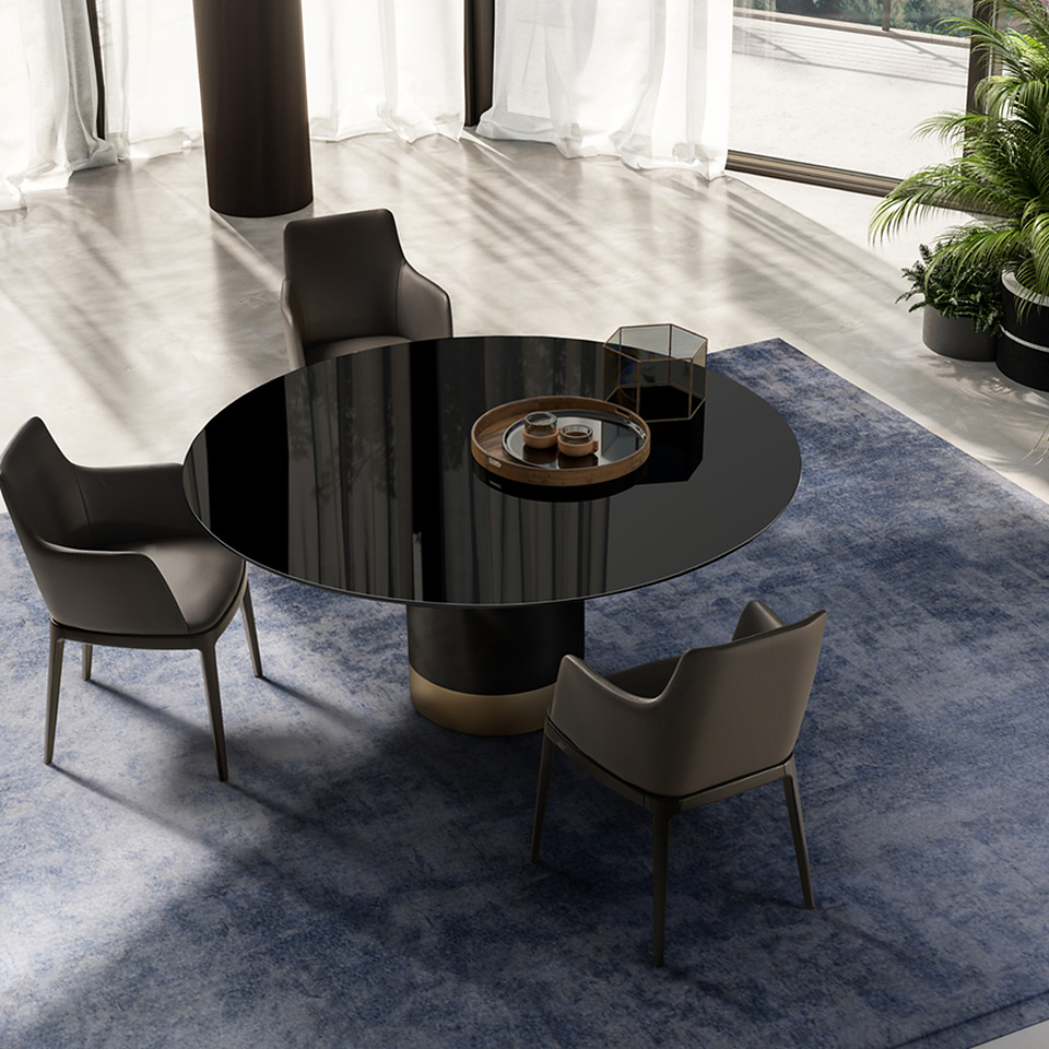 CILINDRO glass top