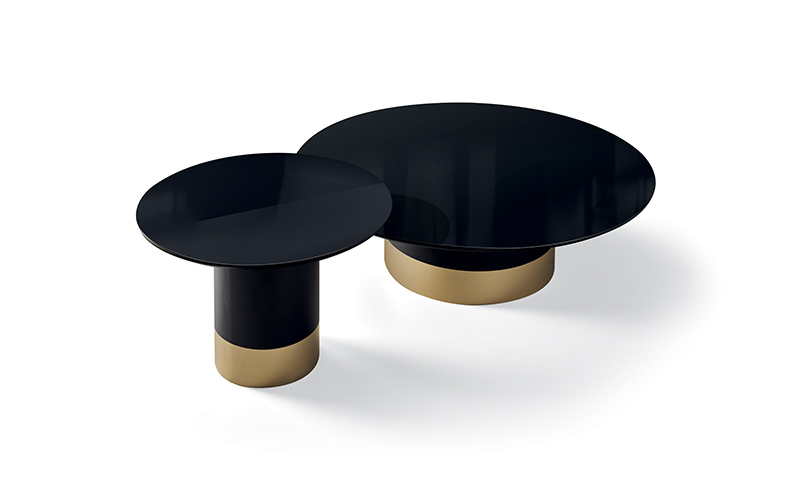 CILINDRO LOW glass top