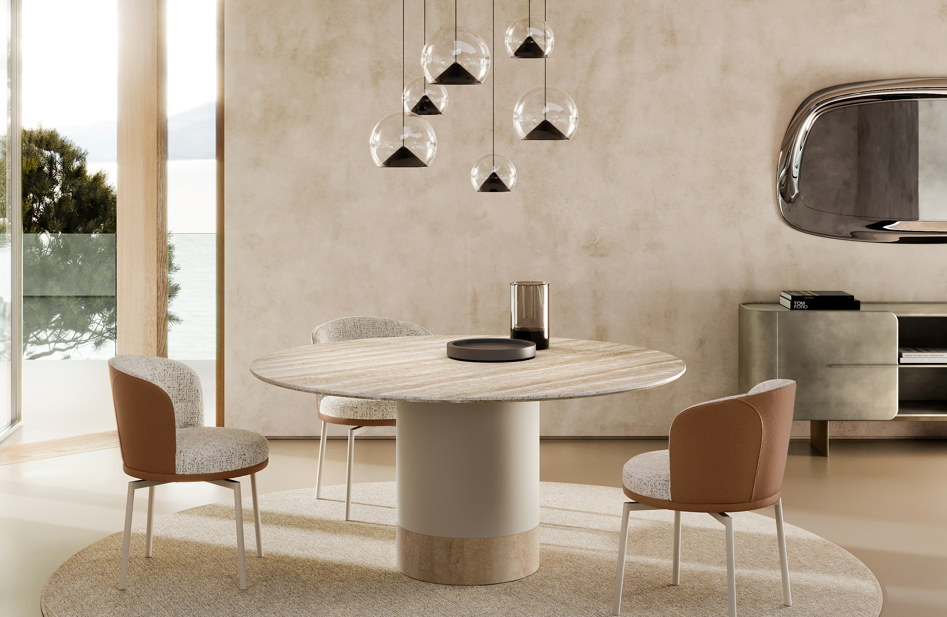 CILINDRO marble top