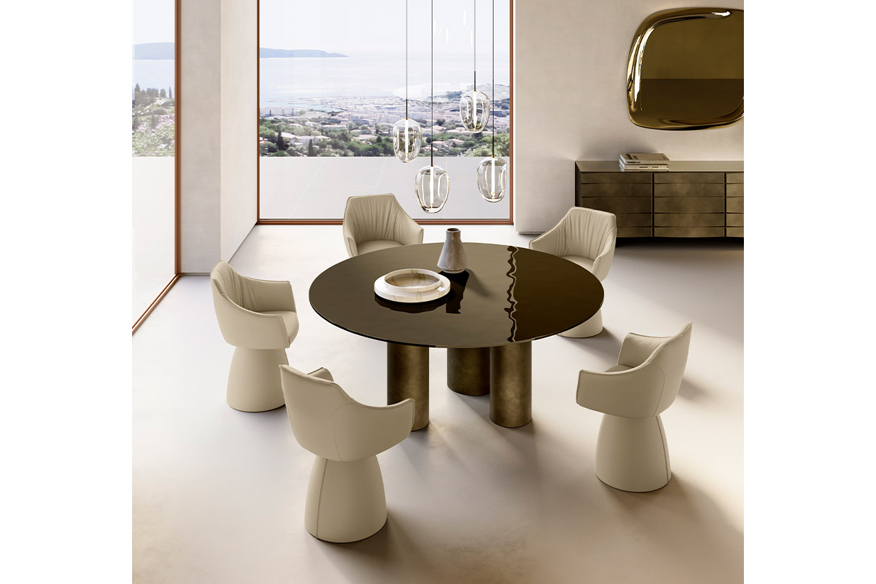 CILINDRO MIX glass top