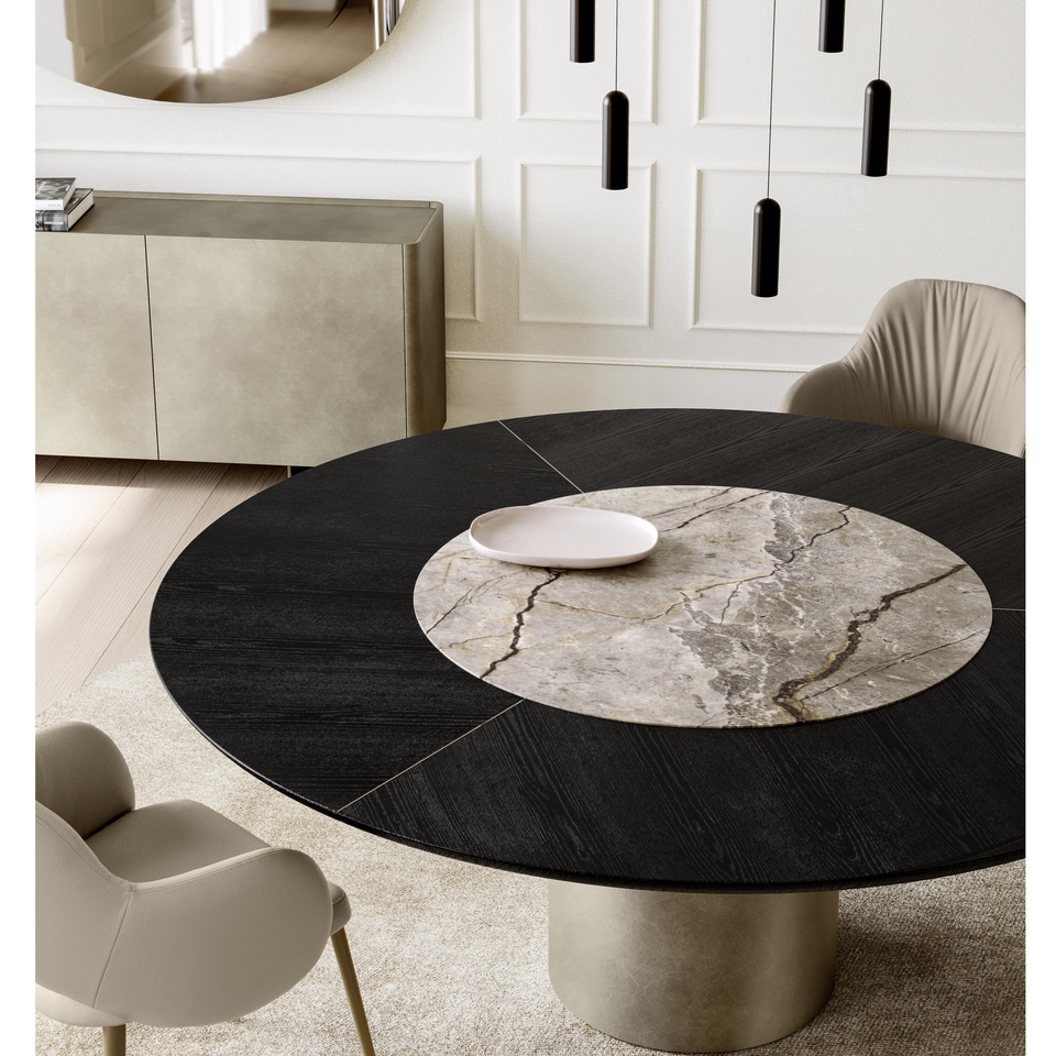 CILINDRO wood,ceramic top