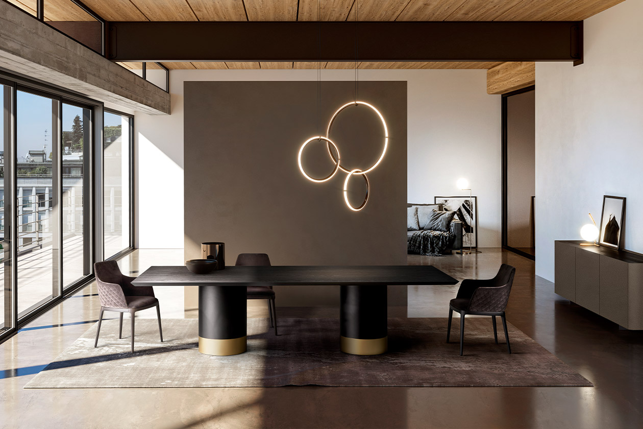 CILINDRO wood top
