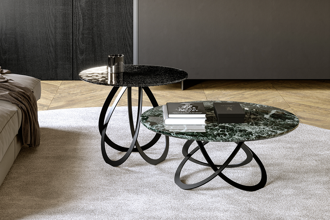 FEBE LOW glass top