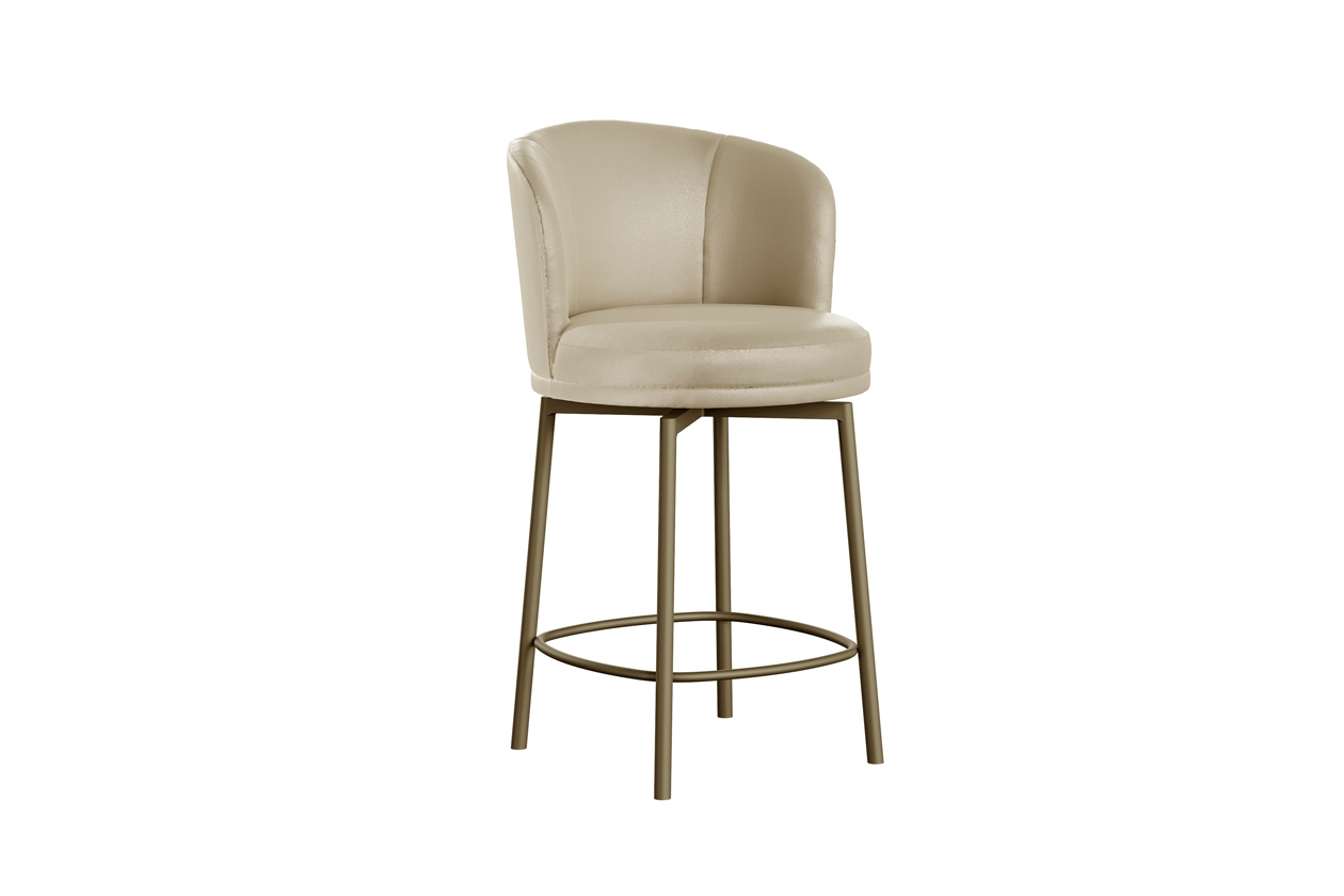 GINGER STOOL 4 metal legs