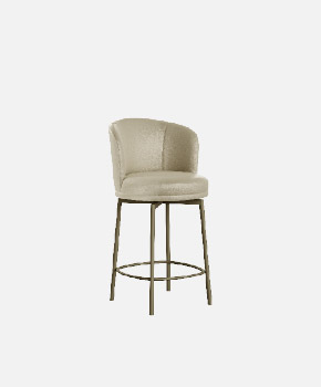 GINGER STOOL 4 metal legs