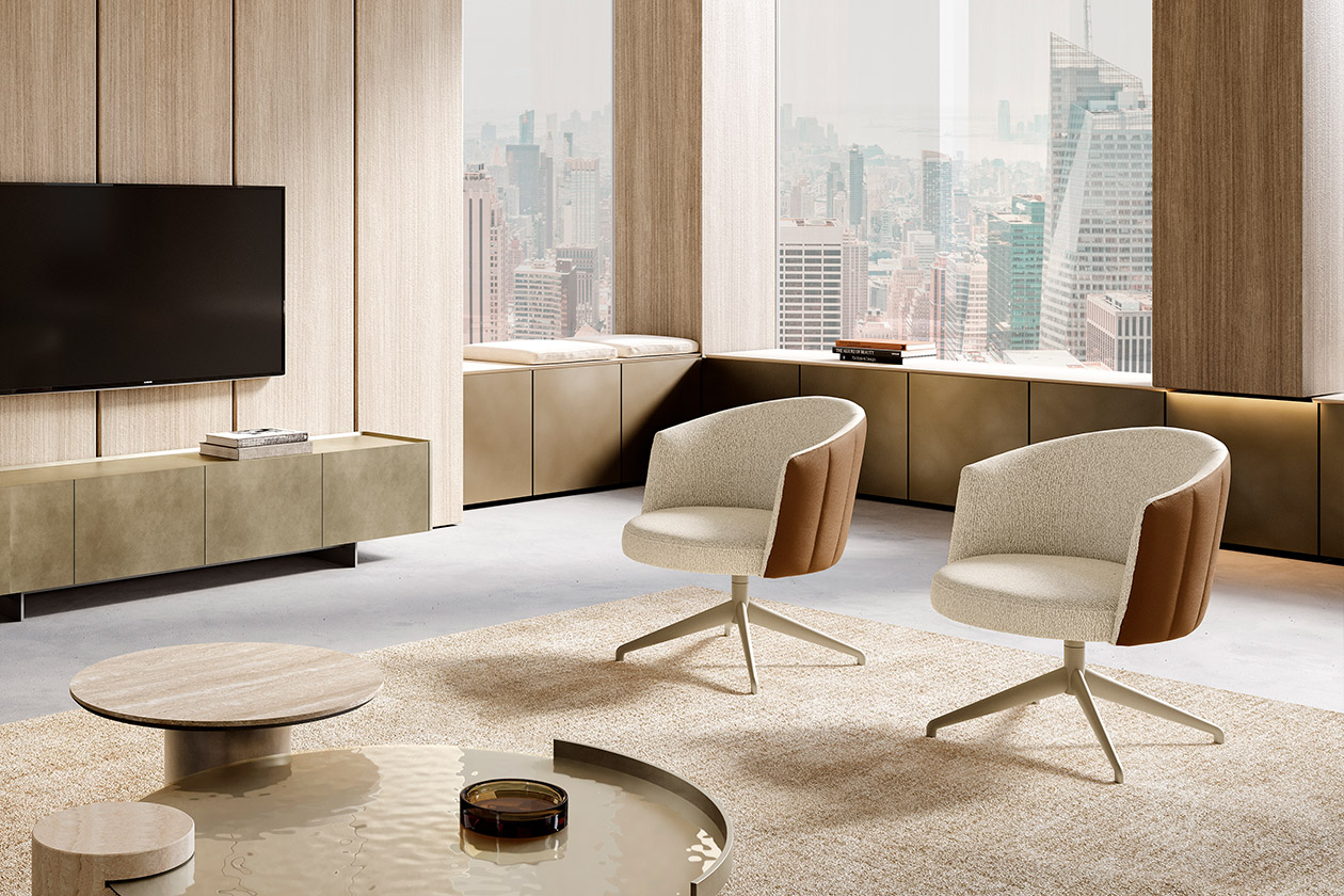 JANE LOUNGE metal base