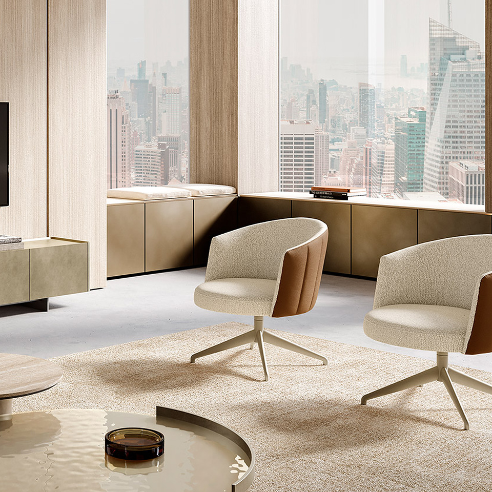 JANE LOUNGE metal base