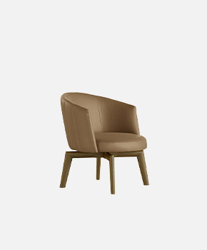 JANE LOUNGE wooden base