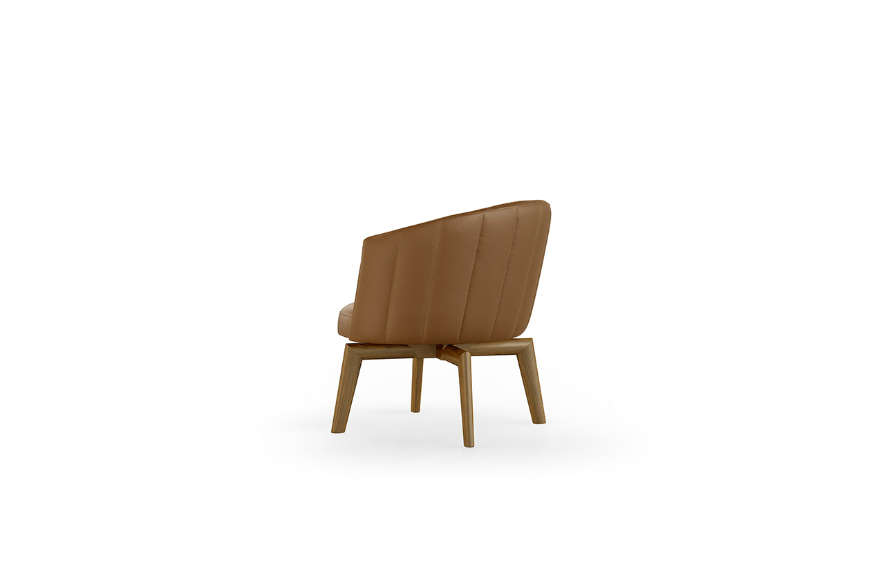 JANE LOUNGE wooden base