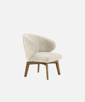 MANTA LOUNGE wooden base