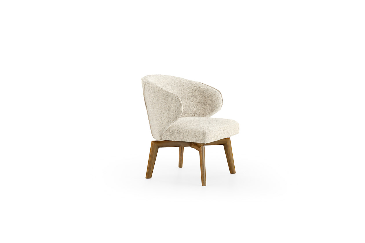 MANTA LOUNGE wooden base