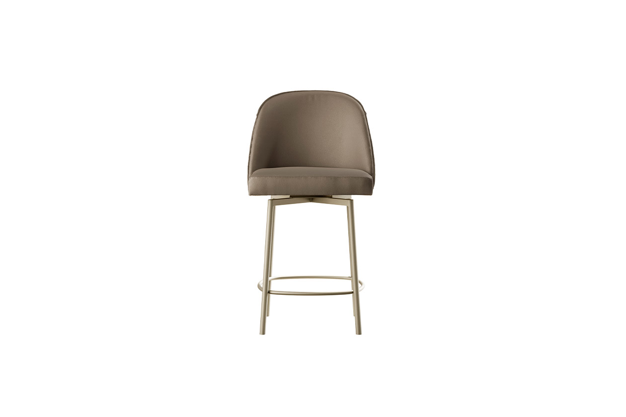 MANTA STOOL 4 metal legs