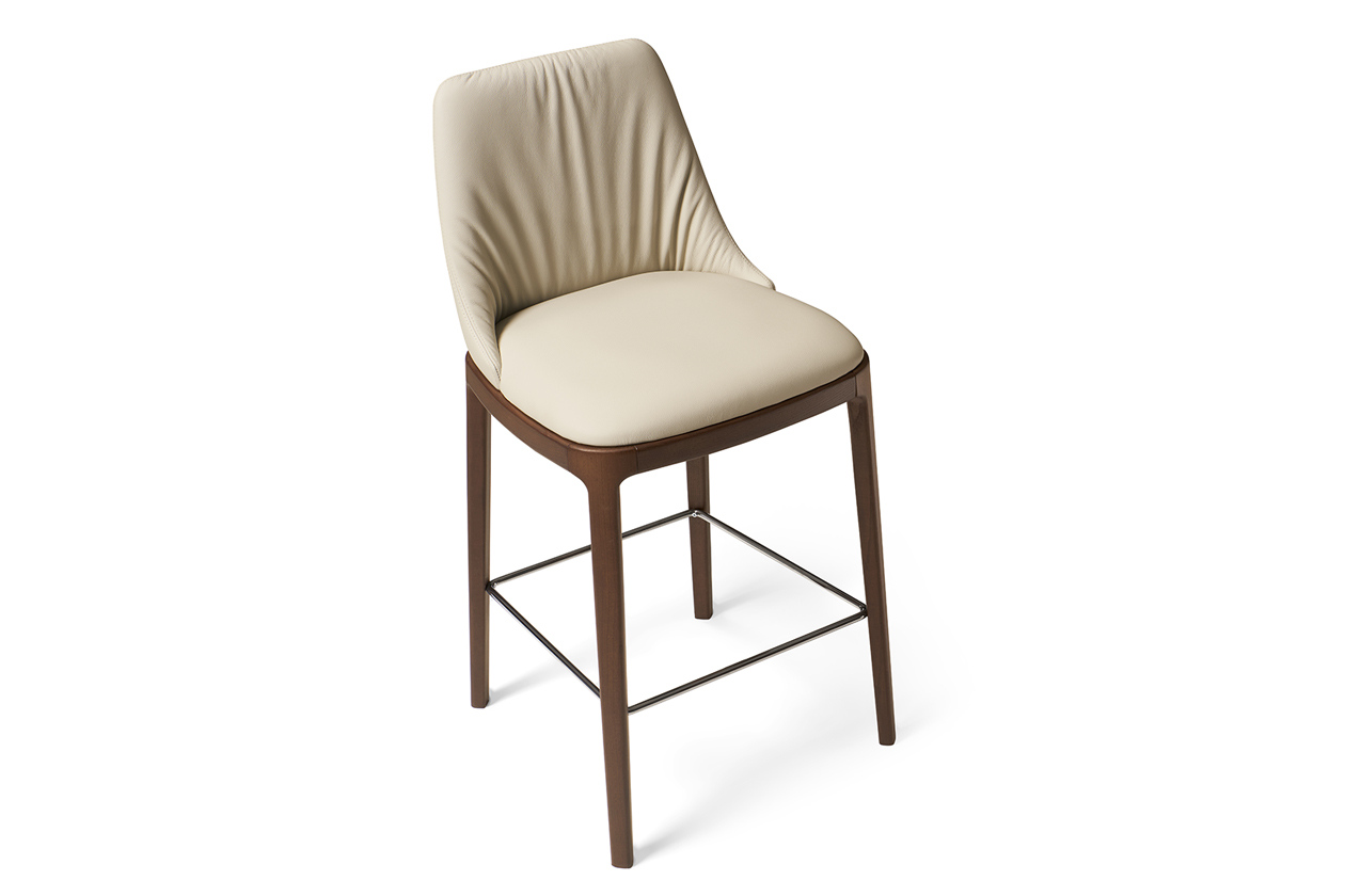 MAX DELUXE STOOL wooden base