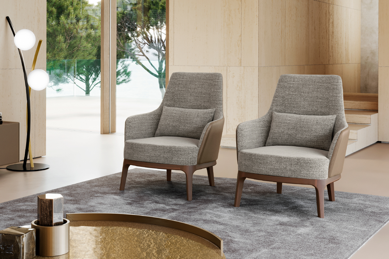 MAX LOUNGE wooden base
