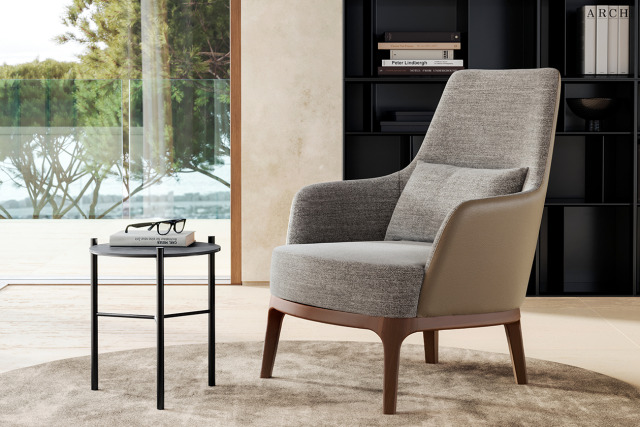 MAX LOUNGE wooden base