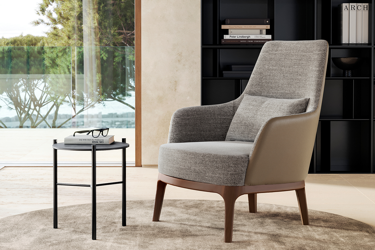 MAX LOUNGE wooden base