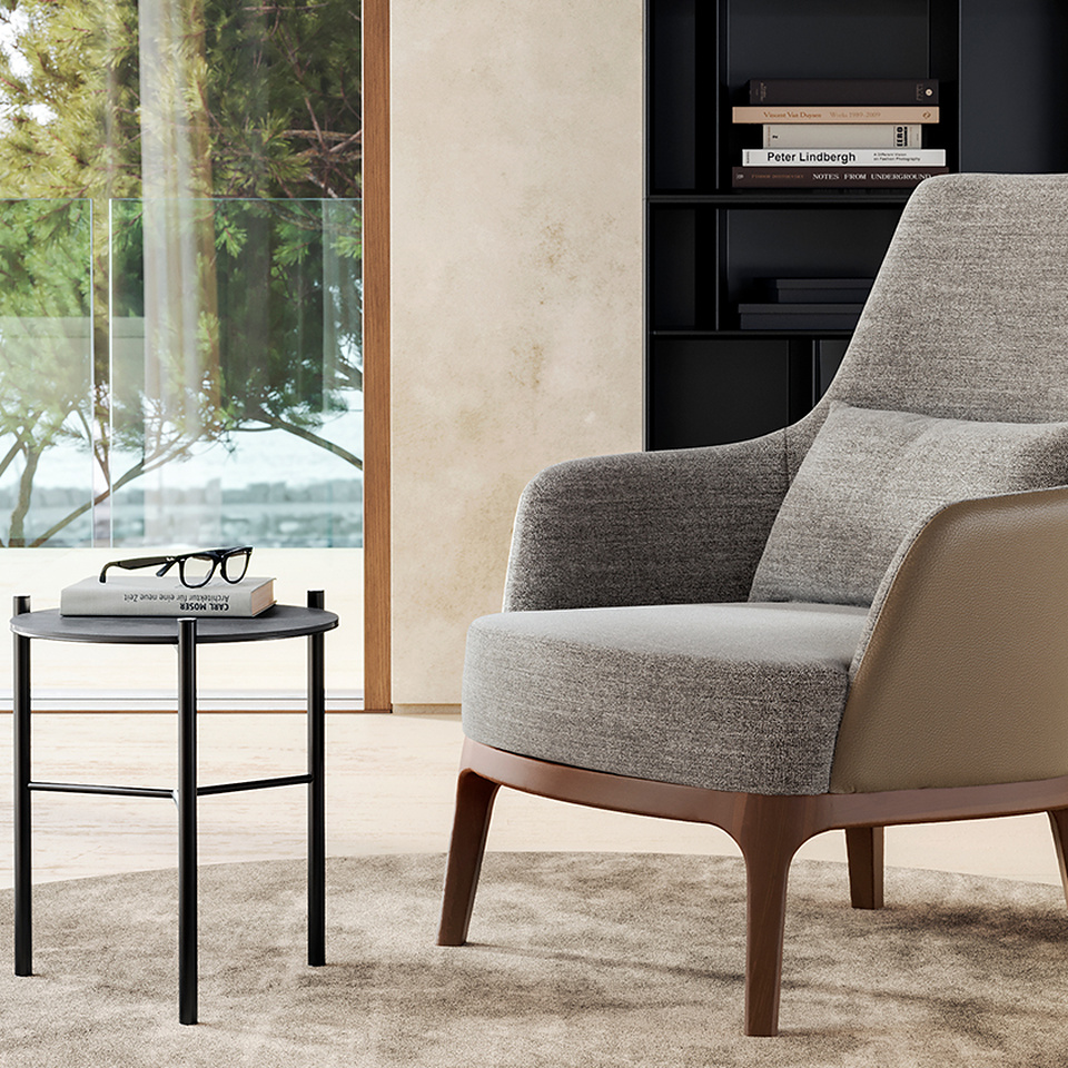 MAX LOUNGE wooden base