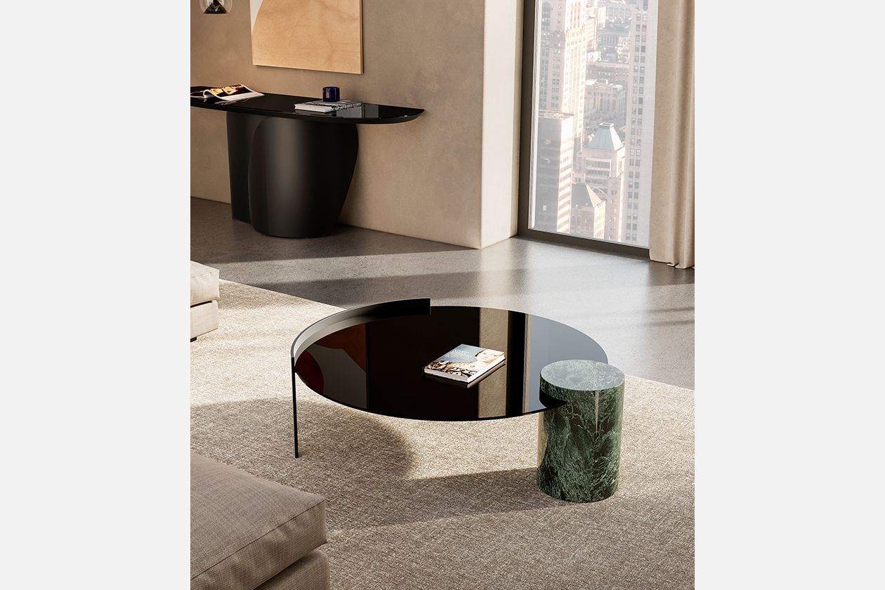 PEO LOW glass top