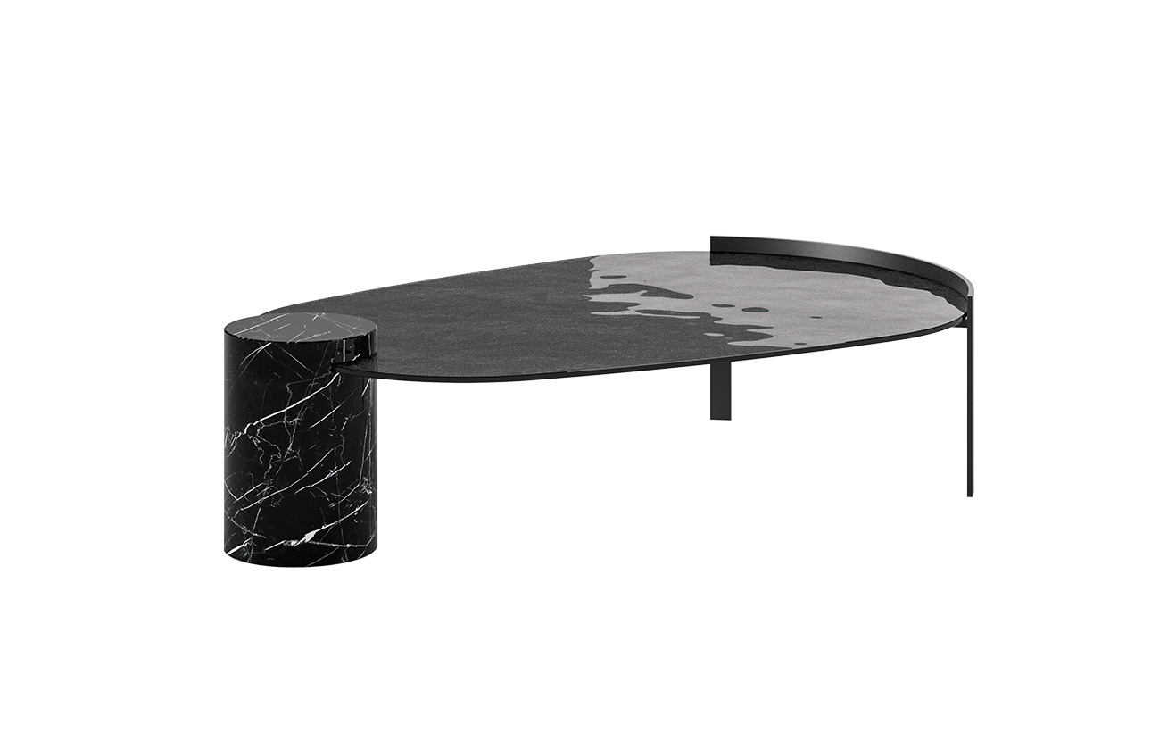 PEO LOW glass top