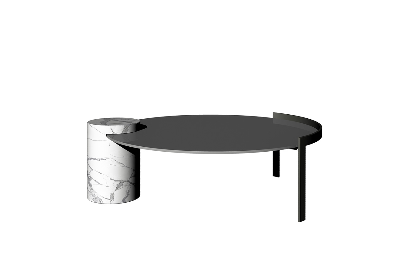 PEO LOW glass top