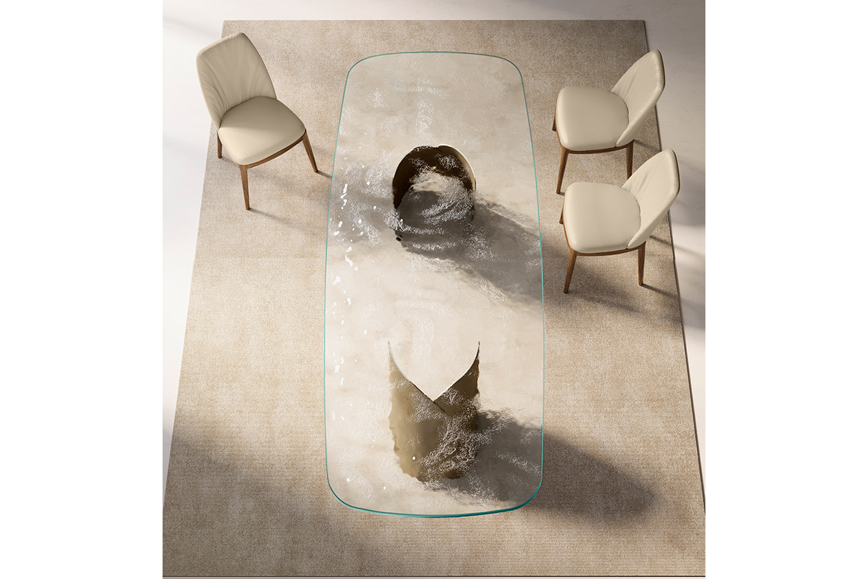 PERLA glass top