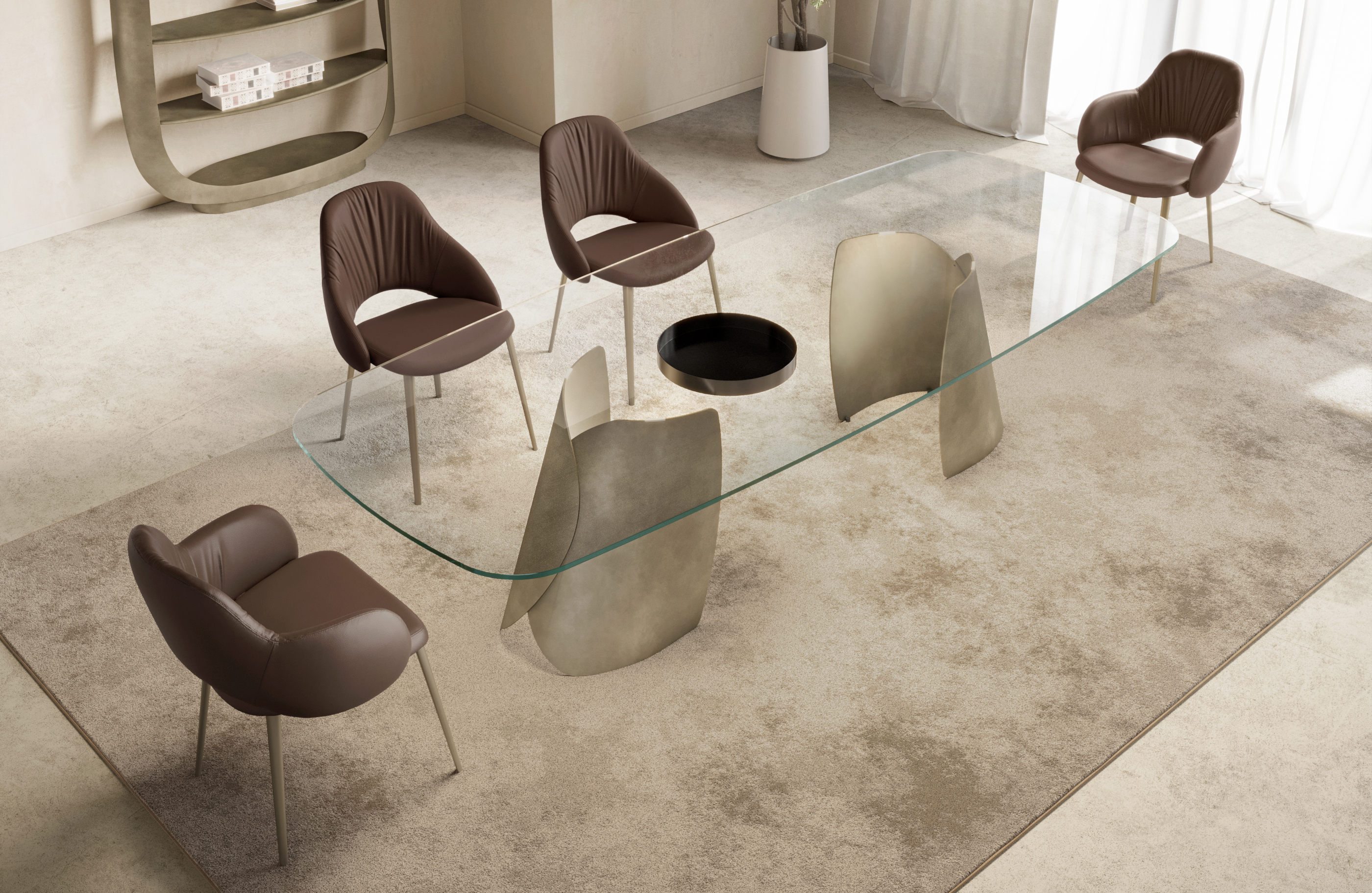 PERLA glass top