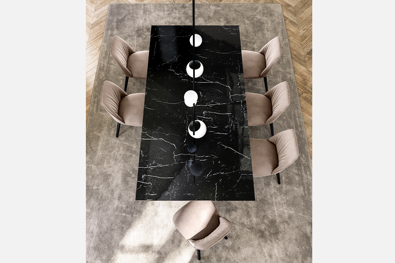 PLAI marble top