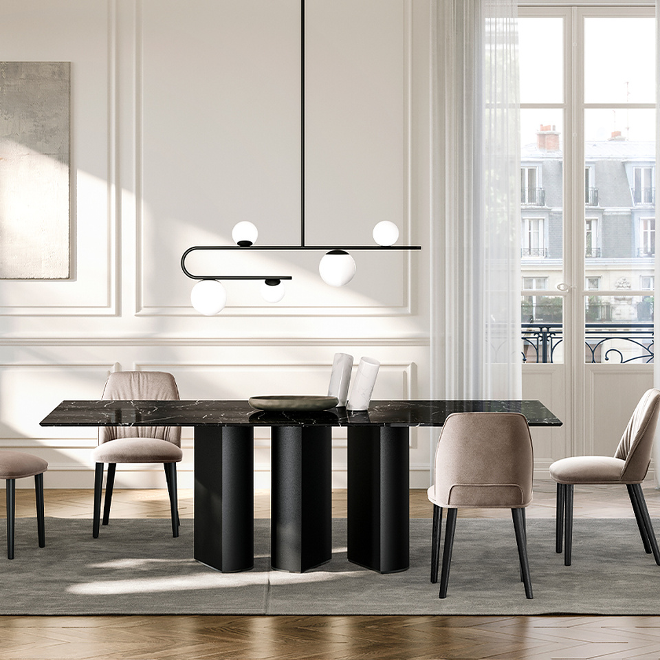 PLAI marble top