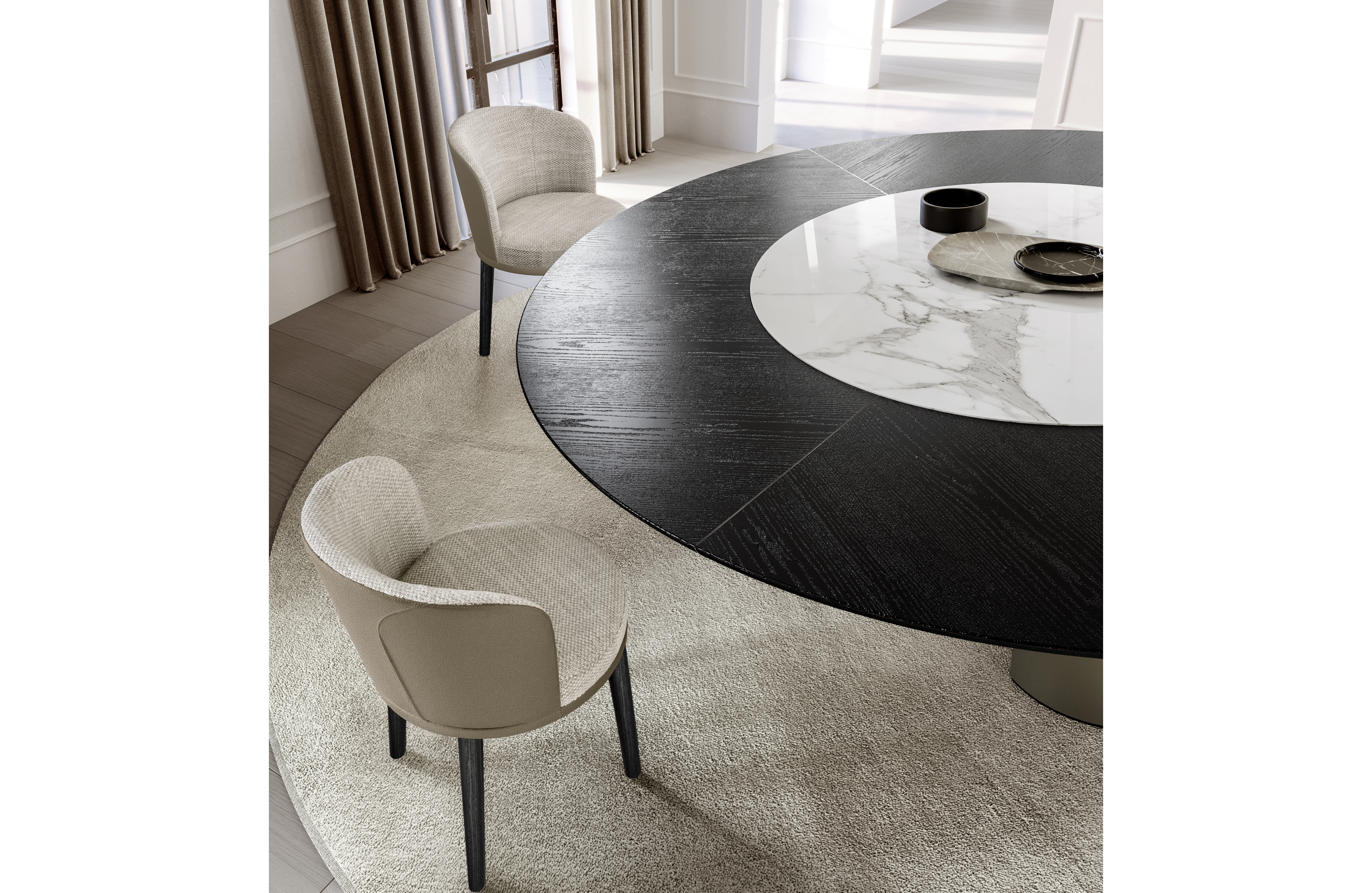 PLAI wood,ceramic top