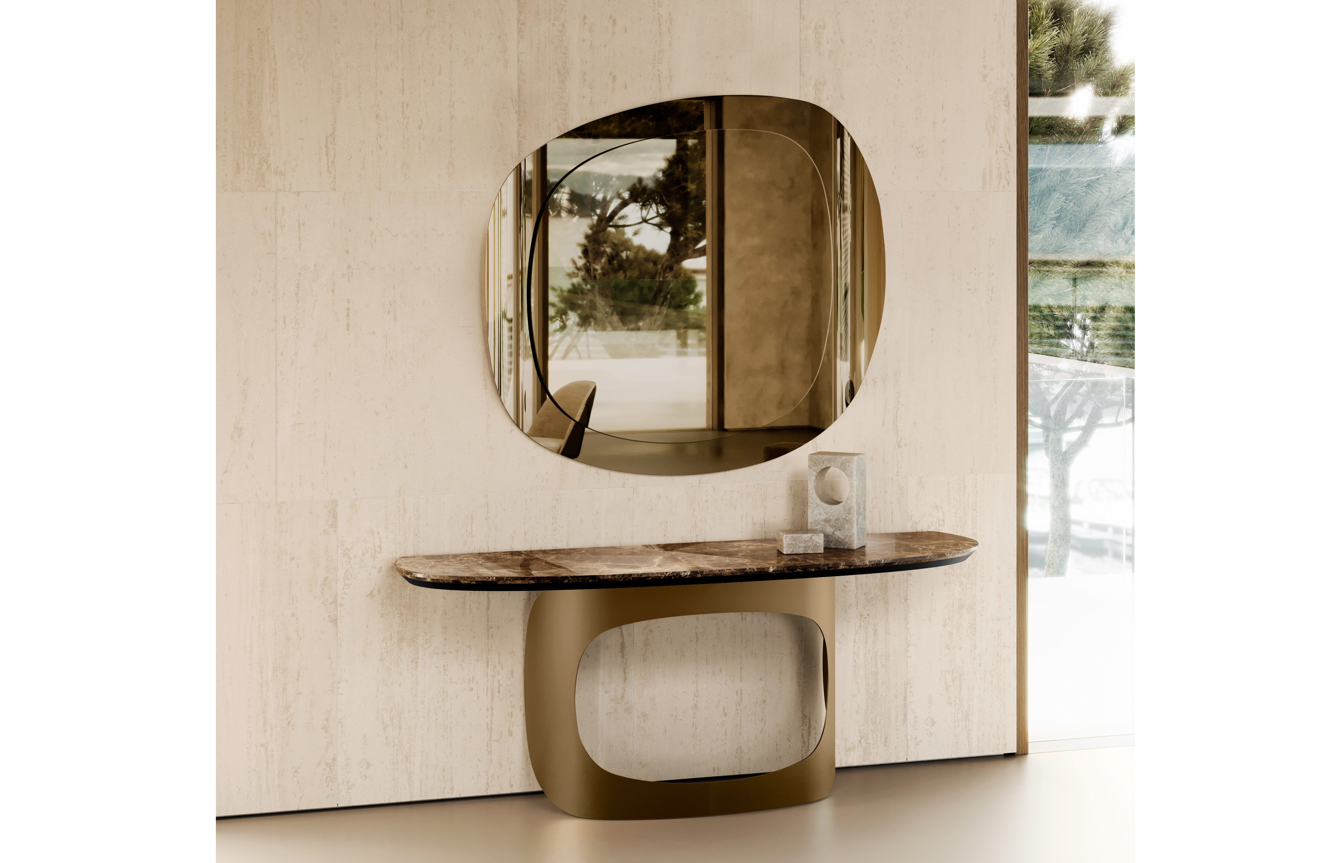 POLIFEMO CONSOLE top marble