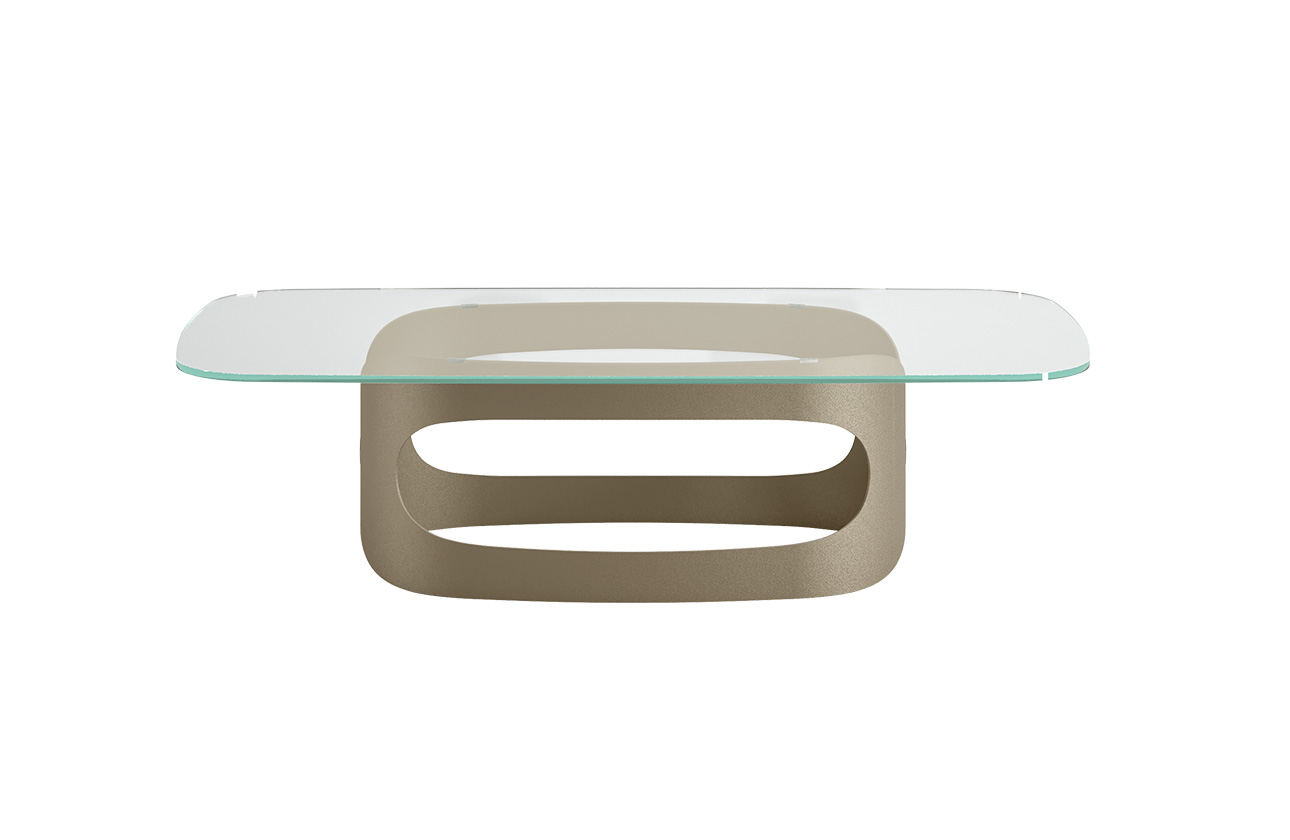 POLIFEMO LOW glass top