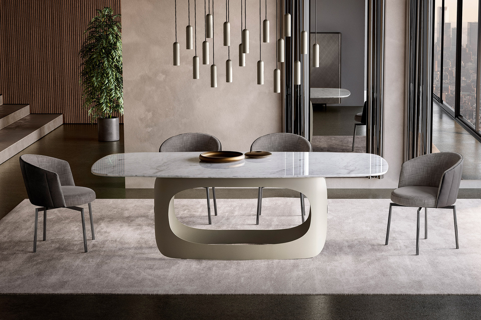 POLIFEMO marble top